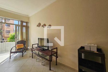 Sala de apartamento para alugar com 2 quartos, 85m² em Loteamento Joao Batista Juliao, Guarujá