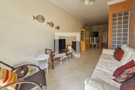 Sala de apartamento para alugar com 2 quartos, 85m² em Loteamento Joao Batista Juliao, Guarujá