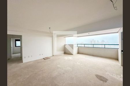 Sala e cozinha de apartamento à venda com 3 quartos, 125m² em Vila Santa Teresa, Santo André