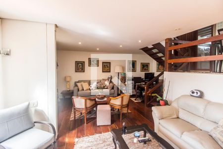 Sala de casa de condomínio à venda com 3 quartos, 176m² em Centro de Apoio I (alphaville), Santana de Parnaíba