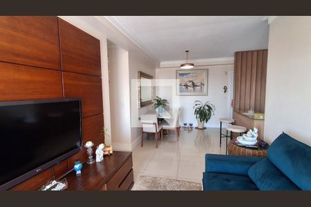 Sala de apartamento à venda com 3 quartos, 87m² em Jardim São Caetano, São Caetano do Sul