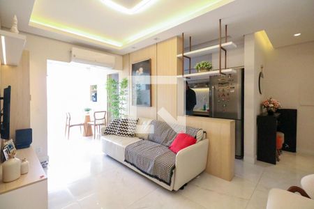 Sala de apartamento à venda com 2 quartos, 67m² em Santo Antônio, São Caetano do Sul