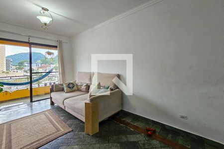 Sala de apartamento para alugar com 2 quartos, 113m² em Jardim Belmar, Guarujá