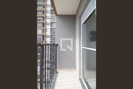Varanda da Sala/Cozinha de apartamento para alugar com 1 quarto, 29m² em Vila Lageado, São Paulo