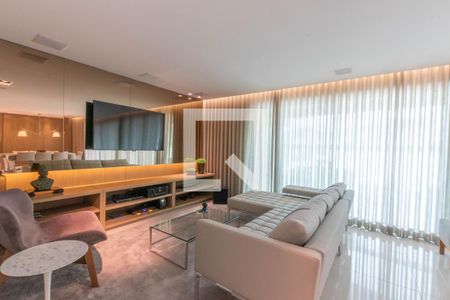 Sala de apartamento à venda com 4 quartos, 166m² em Anchieta, Belo Horizonte