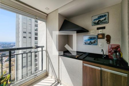 Varanda da Sala de apartamento à venda com 3 quartos, 69m² em Jardim Independencia, São Bernardo do Campo