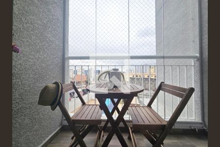 Varanda da Sala de apartamento à venda com 2 quartos, 59m² em Jardim Sao Ricardo, Guarulhos