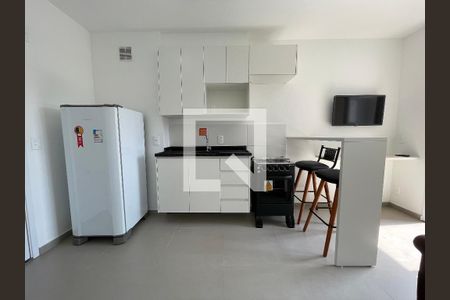 Cozinha de apartamento à venda com 1 quarto, 29m² em Vila Lageado, São Paulo