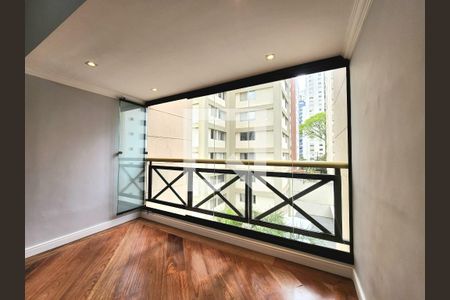 Varanda da Sala de casa de condomínio à venda com 3 quartos, 98m² em Indianópolis, São Paulo