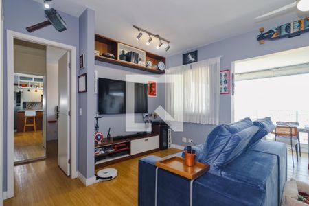 Sala de apartamento à venda com 1 quarto, 60m² em Morumbi, São Paulo