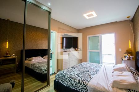 Suíte de casa à venda com 3 quartos, 248m² em Vila Lilica, Santo André