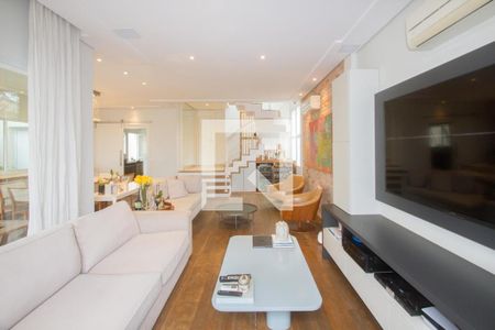 Sala de casa de condomínio à venda com 4 quartos, 306m² em Jardim Petropolis, São Paulo