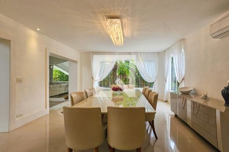 Sala de Jantar de casa de condomínio para alugar com 5 quartos, 1000m² em Jardim Acapulco, Guarujá