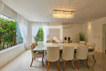 Sala de Jantar de casa de condomínio para alugar com 5 quartos, 1000m² em Jardim Acapulco, Guarujá