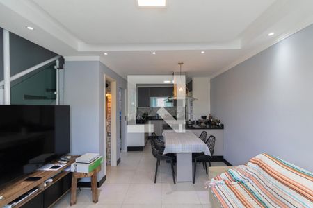 Sala/Cozinha de casa de condomínio para alugar com 2 quartos, 93m² em Vila Ré, São Paulo