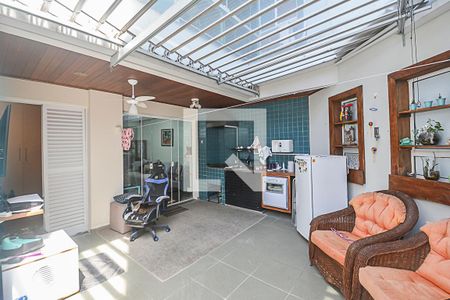 Varanda gourmet de apartamento à venda com 3 quartos, 120m² em Vila Caminho do Mar, São Bernardo do Campo