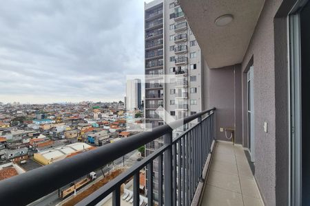 Varanda Sala de apartamento para alugar com 1 quarto, 31m² em Vila Tolstoi, São Paulo