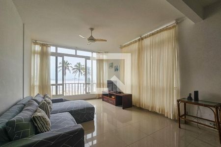 Sala de apartamento para alugar com 4 quartos, 250m² em Barra Funda, Guarujá