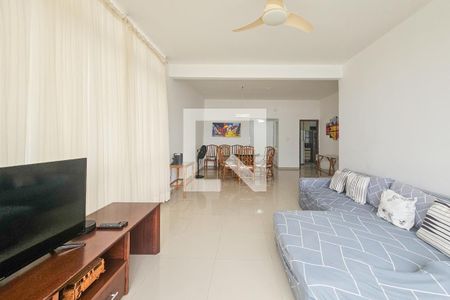 Sala de apartamento para alugar com 4 quartos, 250m² em Barra Funda, Guarujá