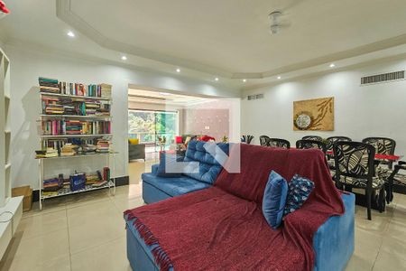 Sala de apartamento para alugar com 3 quartos, 186m² em Barra Funda, Guarujá