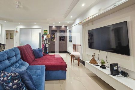 Sala de apartamento para alugar com 3 quartos, 186m² em Barra Funda, Guarujá