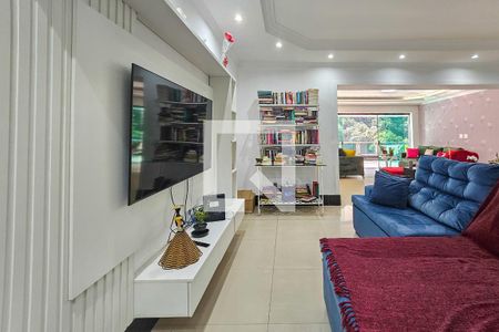 Sala de apartamento para alugar com 3 quartos, 186m² em Barra Funda, Guarujá