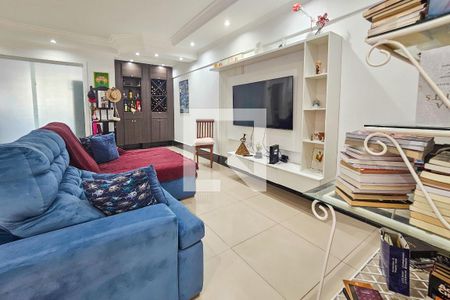 Sala de apartamento para alugar com 3 quartos, 186m² em Barra Funda, Guarujá