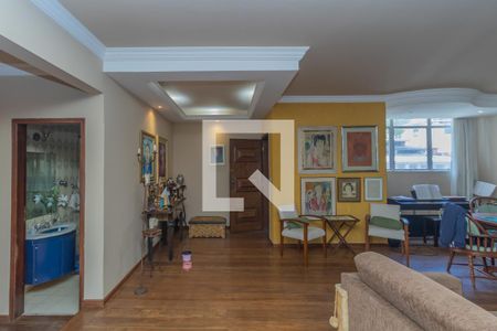 Sala de apartamento para alugar com 4 quartos, 192m² em São Lucas, Belo Horizonte