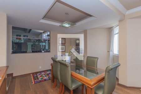 Sala de Jantar de apartamento para alugar com 4 quartos, 192m² em São Lucas, Belo Horizonte