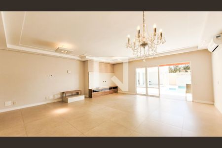 Sala de casa de condomínio à venda com 4 quartos, 374m² em Jardim do Sol, Campinas