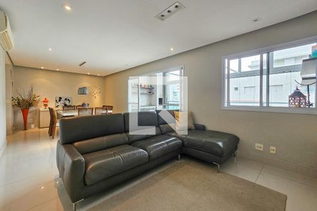 Sala de apartamento para alugar com 3 quartos, 133m² em Vila Luis Antonio, Guarujá