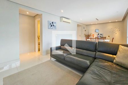 Sala de apartamento para alugar com 3 quartos, 133m² em Vila Luis Antonio, Guarujá