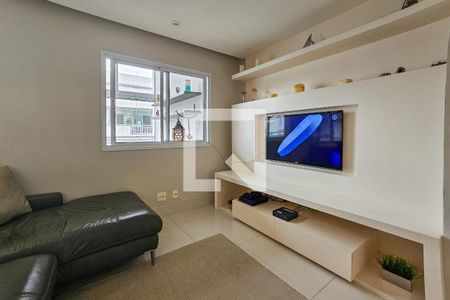 Sala de apartamento para alugar com 3 quartos, 133m² em Vila Luis Antonio, Guarujá