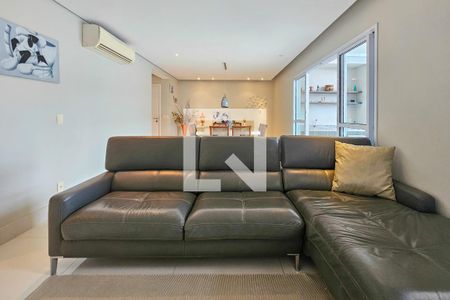 Sala de apartamento para alugar com 3 quartos, 133m² em Vila Luis Antonio, Guarujá