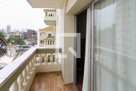 Varanda da Sala de apartamento à venda com 3 quartos, 98m² em Vila Celeste, São Paulo