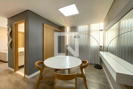 Sala de Jantar de apartamento à venda com 1 quarto, 51m² em Luxemburgo, Belo Horizonte