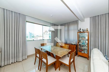 Sala de apartamento à venda com 3 quartos, 109m² em Coração Eucarístico, Belo Horizonte