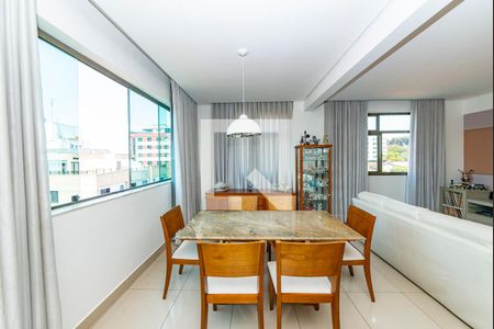 Sala de apartamento à venda com 3 quartos, 109m² em Coração Eucarístico, Belo Horizonte