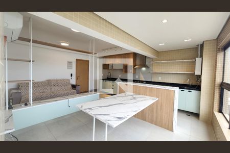 Sala de Jantar de apartamento para alugar com 2 quartos, 65m² em Ponta da Praia, Santos