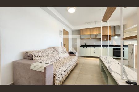 Sala de apartamento para alugar com 2 quartos, 65m² em Ponta da Praia, Santos