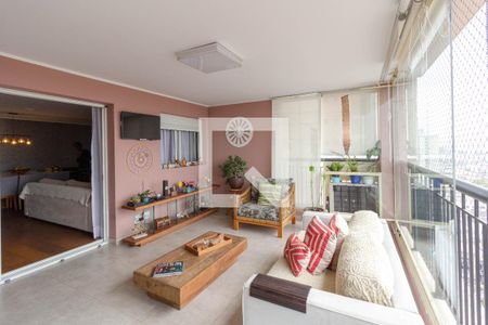 Varanda da Sala de apartamento à venda com 3 quartos, 134m² em Macedo, Guarulhos