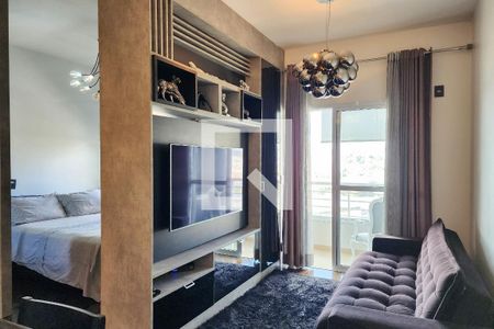 Sala de apartamento para alugar com 1 quarto, 56m² em Jardim do Mar, São Bernardo do Campo