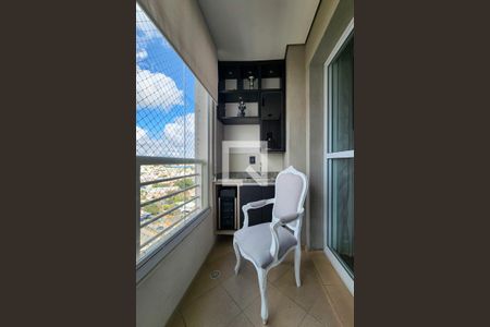 Varanda da Sala de apartamento para alugar com 1 quarto, 56m² em Jardim do Mar, São Bernardo do Campo