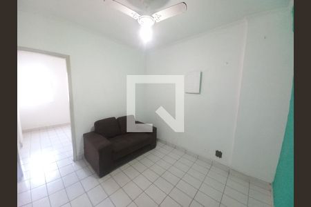 Sala/Quarto de apartamento para alugar com 1 quarto, 40m² em Boa Vista, São Vicente