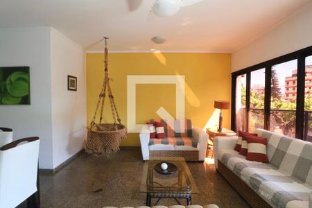 Sala de apartamento para alugar com 4 quartos, 174m² em Parque Enseada, Guarujá