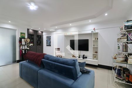 Sala de apartamento para alugar com 4 quartos, 186m² em Barra Funda, Guarujá