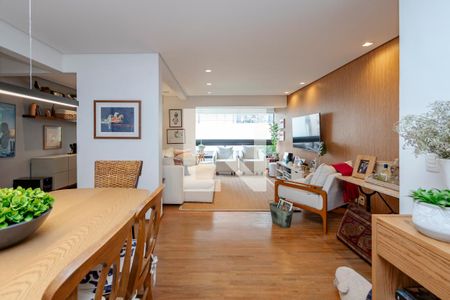 Sala de apartamento à venda com 3 quartos, 124m² em Brooklin, São Paulo