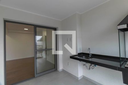 Varanda da Sala de apartamento para alugar com 2 quartos, 64m² em Jardim Independência (são Paulo), São Paulo