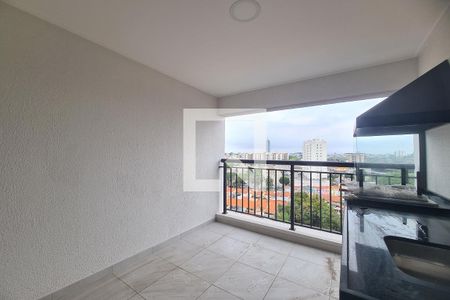 Varanda da Sala de apartamento para alugar com 2 quartos, 64m² em Jardim Independência (são Paulo), São Paulo