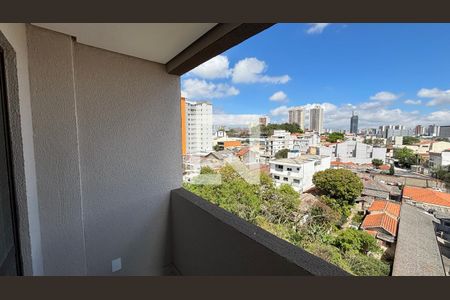 Varanda da Sala de apartamento à venda com 2 quartos, 56m² em Parque das Nações, Santo André